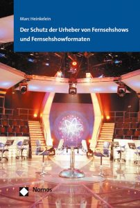 Book Cover - "Copyright Protection for Creators of Television Shows and Television Show Formats"